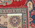 5x7 Red Kuba Afghan Hand Knotted Wool Area Rug